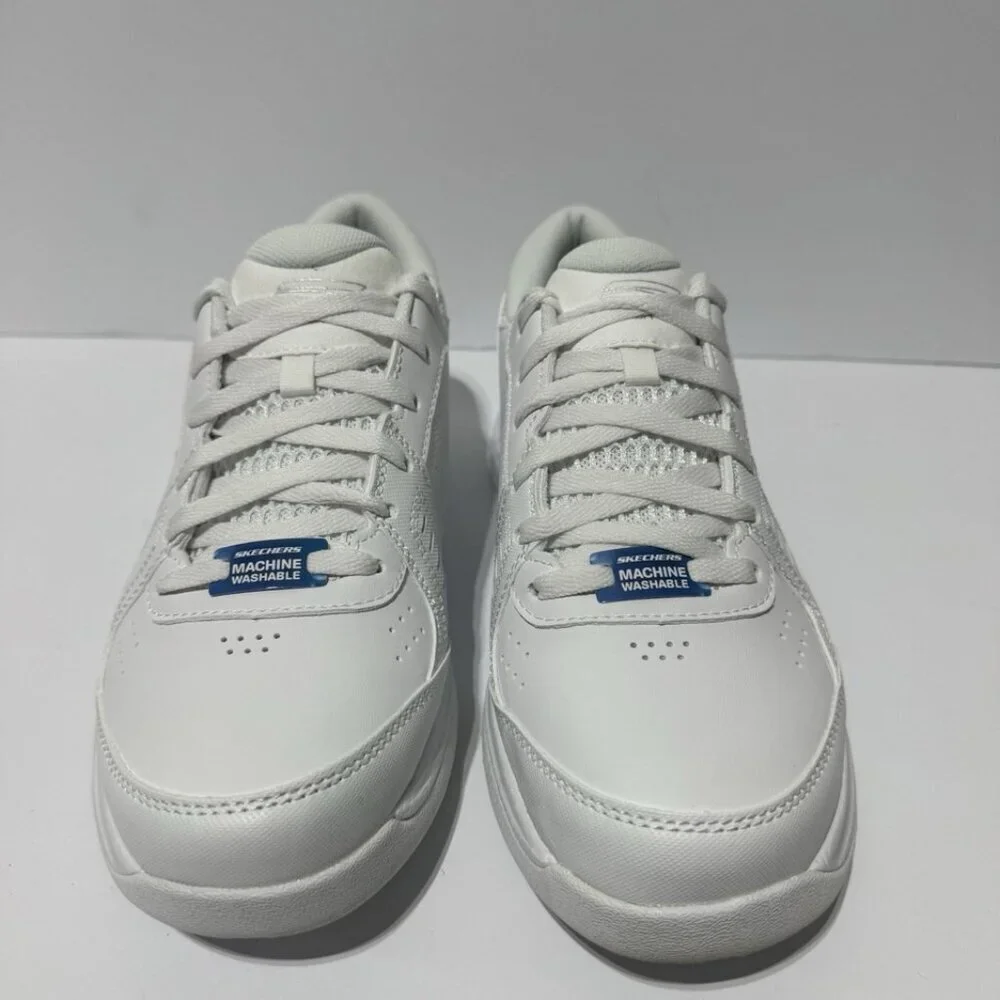 Skechers Womens Viper Court Mash Sneakers White Size 9.5 M